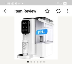 SimPure Y9A Countertop RO Water Filter 300 GPD UV Alkaline pH+ 6-Stage Open Box