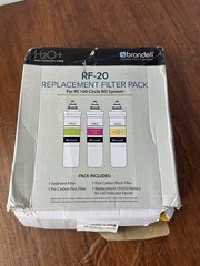Brondell RF-20 Replacement Filter Pack for RC100 Circle RO System set
