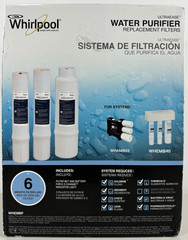 Whirlpool WHEMBF5 Under Sink Water Purifier System Filters for WHEMB40 WHAMBS5