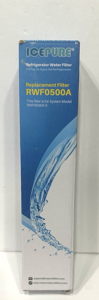IcePure RWF0500A Refrigerator Water Filter Replacement Single Pack New & Sealed