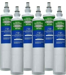 6 Pack WF600 Fits LG LT600P 5231JA2006B 46-9990 WF300 Refrigerator Water Filter