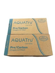2x AquaTru Carafe AT100 2 Stage Pre/Carbon Filter – Genuine Filter Sealed In Box