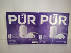 White PUR Classic Faucet Filtration System – Lot Of 2