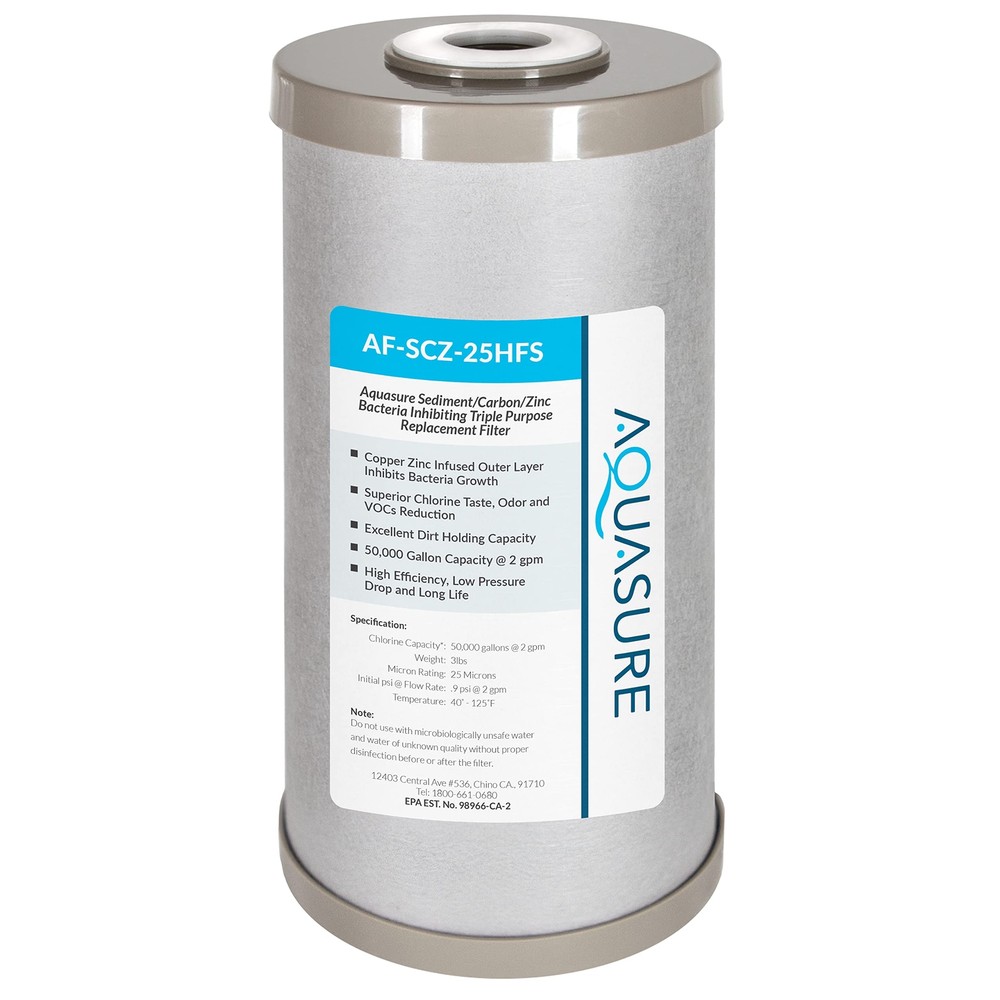 Fortitude V2 Triple Purpose Sediment Carbon Zinc Replacement Filter Standard