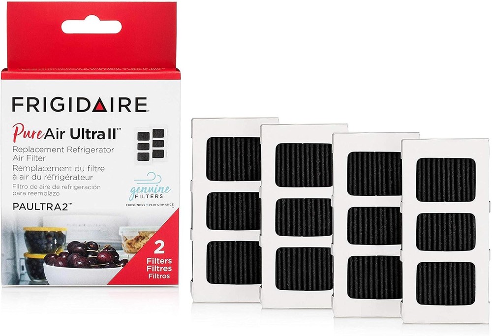 2X Replacement Refrigerator Air Filter Frigidaire PAULTRA2-2PK PureAir Ultra II