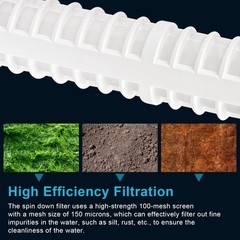 Spin Down Filter Replacement Polyester Mesh Irrigation Strainer Screens 2 Pac…