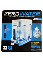 ZeroWater 22 Cup/5.2 Liter Water Filter Jug Brand New Filter Included