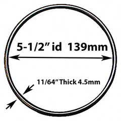 151122 Oring Compatible with Big Blue, Pentek, Pentair O-Ring OEM Size 6 Pieces