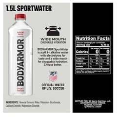 SportWater Alkaline Water, Electrolyte Formula, 12×1.5L
