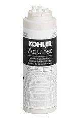 KOHLER 77687-NA Aquifer Single Replacement Water Filter Cartridge 1-Pack White