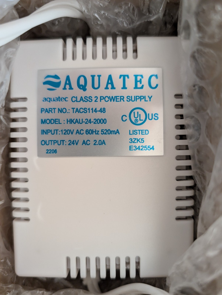 AQUATEC 115v TRANSFORMER FOR 8800 SERIES BOOSTER PUMPS TACS 114-48