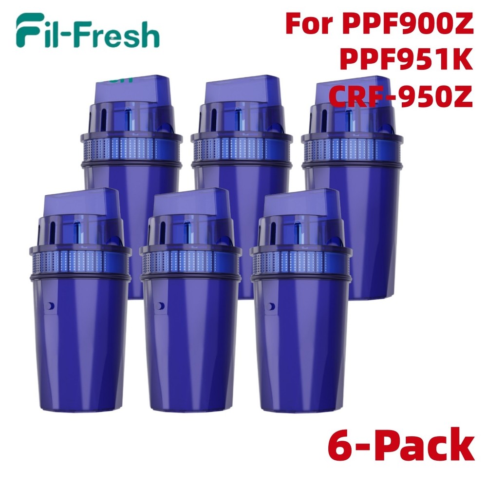 PPF900 Pitcher Water Filter Replacement 6 Pack Certified PPF900Z System Filter