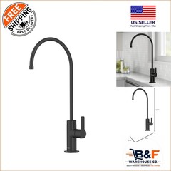 Single Handle High Arch Black Water Filter Faucet – Eco-Friendly Design