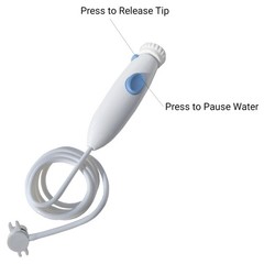 Non-Electric Faucet Water Flosser | Long-Lasting Coil Tube | Multicolor