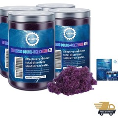 4L Color-Changing Deionized DI Resin Filter Refill for Aquariums & Car Wash