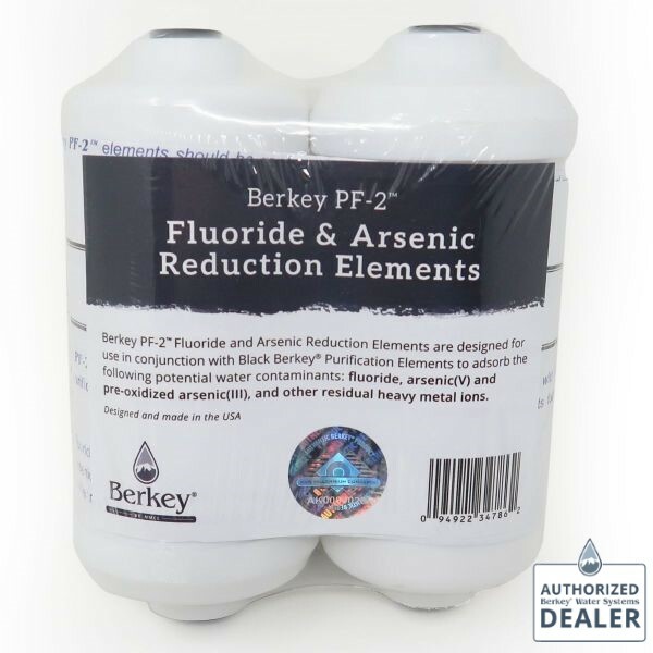 2 Berkey® PF-2 Replacement Filters for Big Travel Royal Imperial Crown & Light