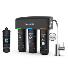 WD-TSB 8-Layer High Capacity under Sink Water Filtration System, with Dedicated