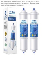 GOLDEN ICEPURE GE Samsung HAFEX/EXP WHKF-IMTO Refrigerator Water Filter 2PCS US