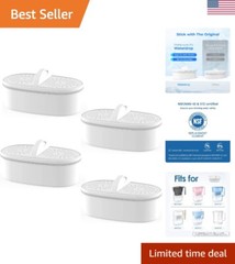 3-Month Life Pack of 4 Filters – Pure Water for All Pitcher Filtration Systems