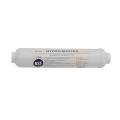 IN-LINE POST CARBON FILTER With 1/4-Inch NPT Connection, 10 Inch x 2 Inch.