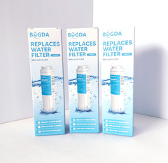 BOGDA BO011 Refrigerator Water Filter Replacement 3 Pack Home DIY LeakFree Tech