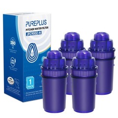 Water Filter Pitcher Replacement 4-Pack for Pur PPF900Z, PPF951K, CR-1100C & Mor