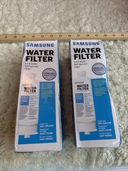 (2) Samsung HAF-QIN/EXP DA97-17376B Ice & Water Filter 6 Month 300 Gal NSF