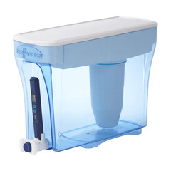 ZeroWater 23 Cup 5-Stage Water Filtration Dispenser with TDS Meter, Blue