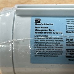 Replacement Kenmore Ultra 9999 Water Filter NEW!