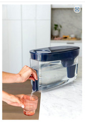 LifeStraw Home Water Filter Dispenser 18 Cup Midnight Blue Bacteria/Parasites