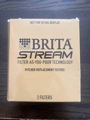 2 Pack Brita Stream Pitcher Water Replacement Filters