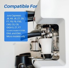 EcoAqua Replacement Filter Compatible with Jura Clearyl/Claris Blue Pack of 3