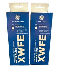 2 PACK GE XWFE Replacment Refrigerator Water Filter Without Chip