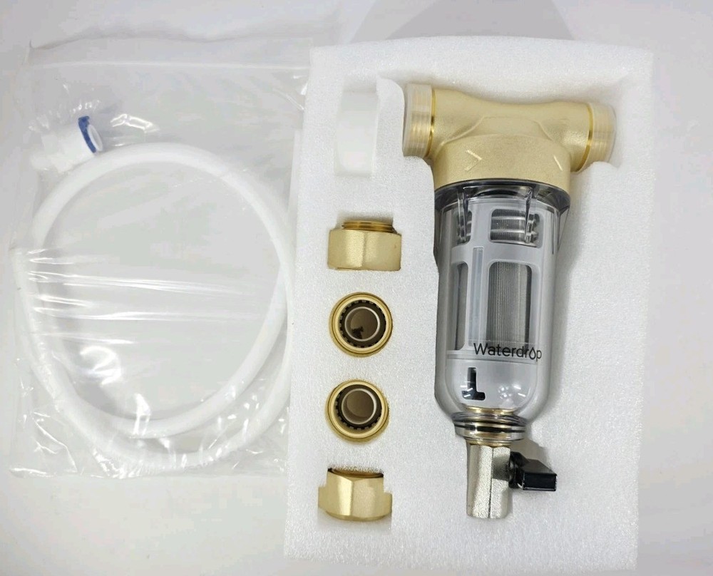 Waterdrop Spin Down Sediment Filter Backwash Whole House Filter for Well Water