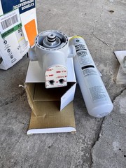 GE In-Line Water Filtration System GXRLQK For Refrigerator + Ice Maker Lot-2