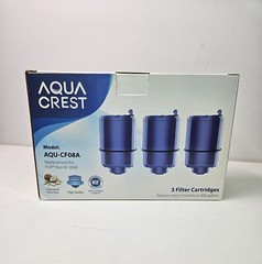 Aqua Crest AQU-CF08A Replacement Water Filters 3 pk for PUR Filter RF-9999 NEW