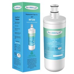 Aqua Fresh WF200 Certified Under Sink Water Filter Fits Filtrete 3US-AF01 2 Pack