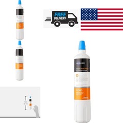 Durable Plastic Water Filter Cartridge 4.75 Inch Width for Filtration Systems