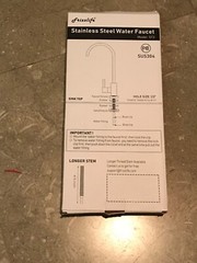 NIB FRIZZLIFE Water Filter Faucet – Brushed Nickel