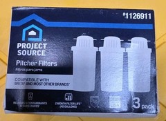 2 Boxes Project Source Replacement for Brita® Water Pitchers 6 Filters