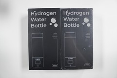 Set of 2 New CLWRSN Hydrogen Water Bottle 340ml black Free Shipping!