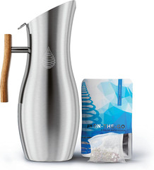 Ph Vitality Alkaline Water Filter Pitcher – 1.9L Stainless Steel Purifier