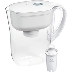 New Brita Metro 6-Cup Water Filter Pitcher – White | Smart Light Indicator
