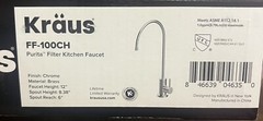 KRAUS Purita 100% Lead-Free Kitchen Water Filter Faucet in Chrome FF-100CH