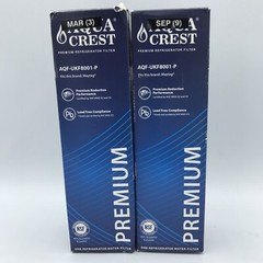 (Lot of 2) AquaCrest AQF-UKF8001-P Water Filters Compatible w/ Many Major Brands