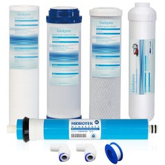 Geekpure 5 Stage Reverse Osmosis Replacement Filter Set with 50 GPD Membrane …