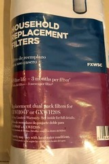 GE Household Replacement Water Filter Twin Pack FXWSC 2 Filters Total