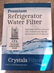 Crystala CF2 Refrigerator Water Filter Replacement for PureSource2 WF2CB 3 Pack