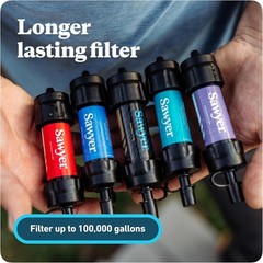 Lightweight Mini Water Filter – Purifies 99.99999% Bacteria & 100% Microplastics