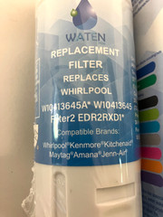 WATEN H2O Refrigerator Water Filter 2 Replacement ΕDR2RXD1 New W